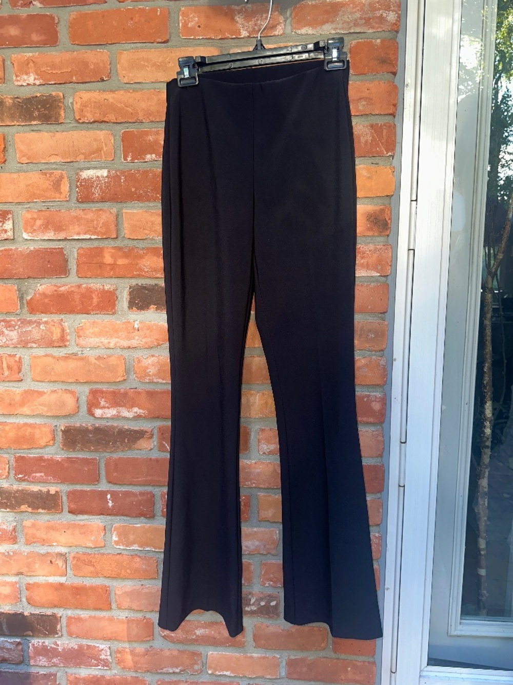 Joseph Ribkoff Black Flared Pull-On Pants